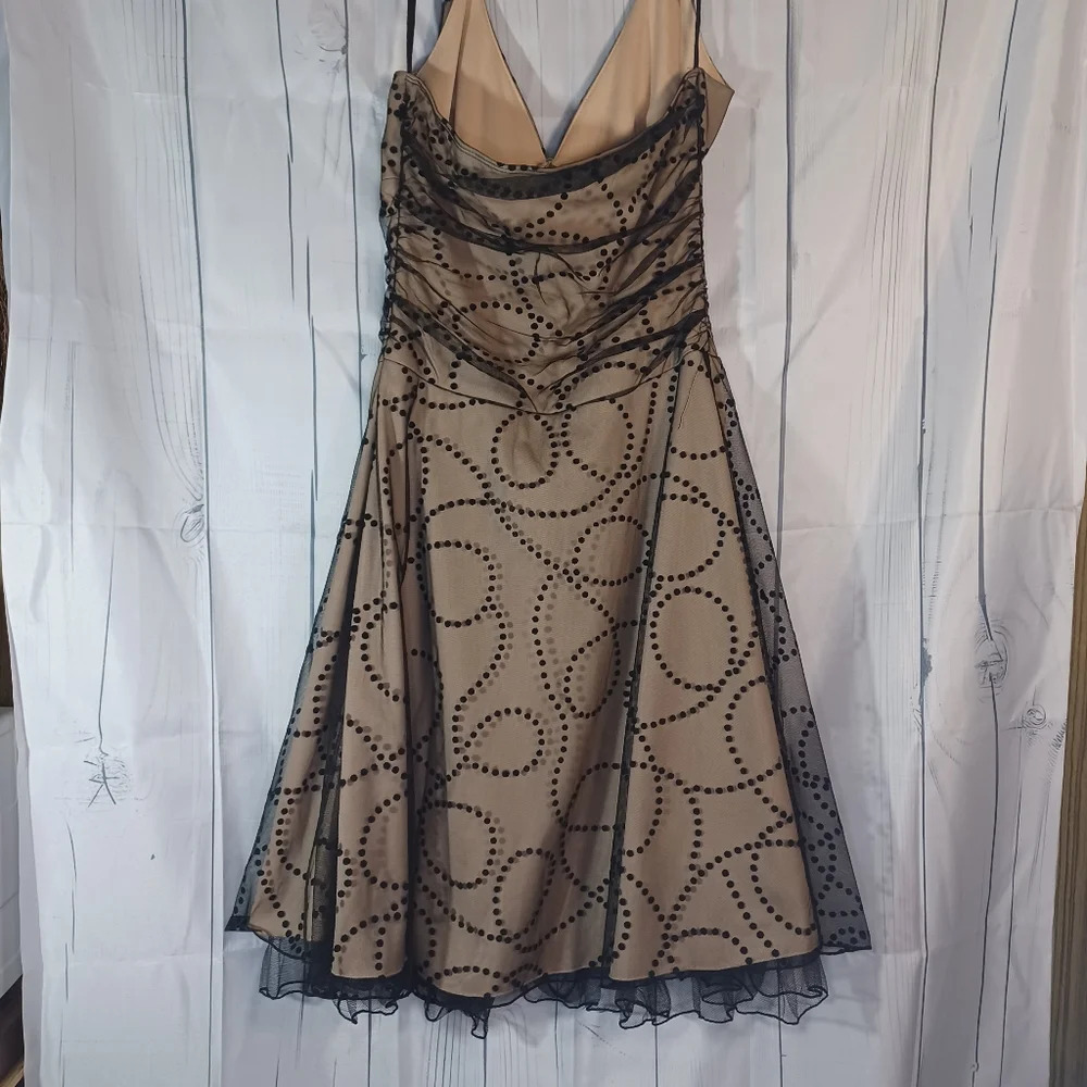 Ruby Rox Y2K Whimsigoth Halter Style Dress With Lace Overlay - Picture 7 of 9